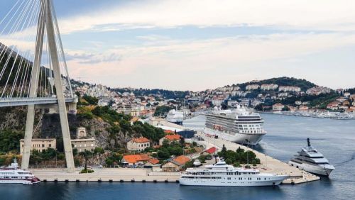 VIKING VENUS MAIDEN CALL AT DUBROVNIK PORT