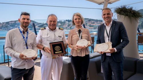 MEIN SCHIFF 5 FIRST TIME CALLING DUBROVNIK PORT