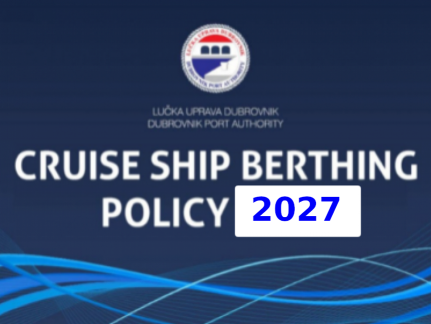 Cruise ship Berthing policy 2026
